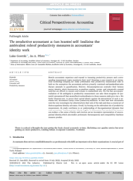 The productive accountant as (un-)wanted self: Realizing the ambivalent role of productivity measures in accountants’ identity work