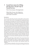 Social innovation for filling the resource-needs gap in social services: New governance arrangements