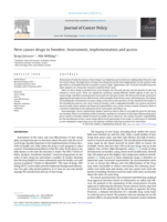 New cancer drugs in Sweden: Assessment, implementation and access