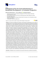 Willingness to pay for green infrastructure in residential development-a consumer perspective