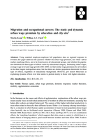 Migration and occupational careers: The static and dynamic urban wage premium by education and city size