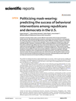 Politicizing mask-wearing: predicting the success of behavioral interventions among republicans and democrats in the US