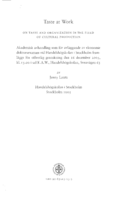 Taste at work : on taste and organization in the field of cultural production