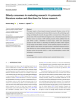Elderly consumers in marketing research: A systematic literature review and directions for future research