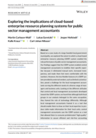 Exploring the implications of cloud-based enterprise resource planning systems for public sector management accountants