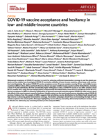 COVID-19 vaccine acceptance and hesitancy in low- and middle-income countries