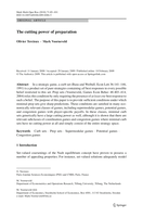 The cutting power of preparation