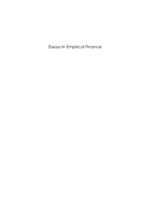 Essays in empirical finance