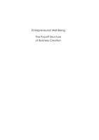 Entrepreneurial Well-Being: The Payoff Structure of Business Creation