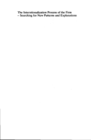 The internationalization process of the firm : searching for new patterns and explanations