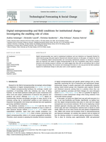 Digital entrepreneurship and field conditions for institutional change-Investigating the enabling role of cities