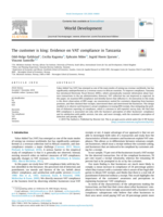 The customer is king: Evidence on VAT compliance in Tanzania