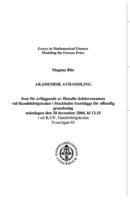 Essays in mathematical finance : modeling the futures price