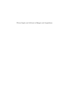 Private equity and advisors in mergers and acquisitions