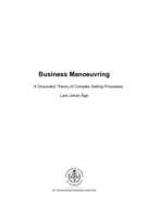 Business manoeuvring : a grounded theory of complex selling processes