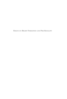 Essays on belief formation and pro-sociality