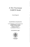 A new non-linear GARCH model