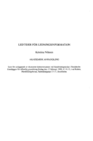 Ledtider för ledningsinformation