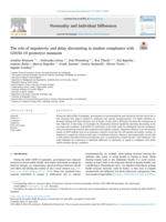 The role of impulsivity and delay discounting in student compliance with COVID-19 protective measures