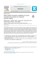 Multi-method simulation modelling of circular manufacturing systems for enhanced decision-making