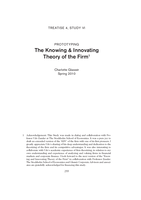 Prototyping : The knowing & innovating theory of the firm