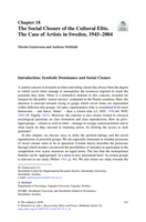 The Social Closure of the Cultural Elite. The Case of Artists in Sweden, 1945–2004: The case of artists in Sweden, 1945–2004