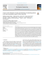 A trip to work: Estimation of origin and destination of commuting patterns in the main metropolitan regions of Haiti using CDR