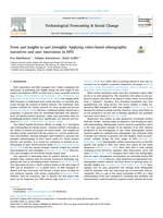From user insights to user foresights: Applying video-based ethnographic narratives and user innovation in NPD