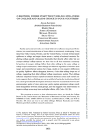 O Brother, Where Start Thou? Sibling Spillovers on College and Major Choice in Four Countries