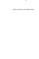Studies in the structure of the Stockholm economy : towards a framework for projecting metropolitan community development