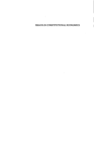 Essays in constitutional economics