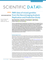 fMRI data of mixed gambles from the Neuroimaging Analysis Replication and Prediction Study