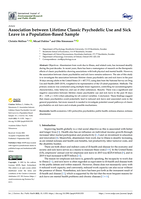 Association between Lifetime Classic Psychedelic Use and Sick Leave in a Population-Based Sample
