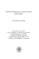 Smooth transitions in macroeconomic relationships