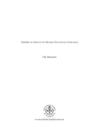 Empirical essays on macro-financial linkages
