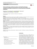 Advanced therapy medicinal products and health technology assessment principles and practices for value-based and sustainable healthcare