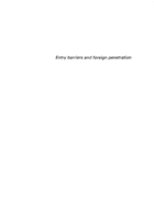 Entry barriers and foreign penetration : emerging patterns of international competition in two electrical engineering industries