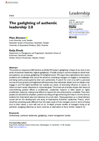 The gaslighting of authentic leadership 2.0