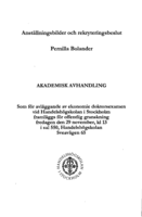Anställningsbilder och rekryteringsbeslut