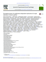 The pipeline project: Pre-publication independent replications of a single laboratory's research pipeline