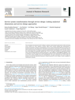 Service system transformation through service design: Linking analytical dimensions and service design approaches