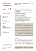 Mapping poverty using mobile phone and satellite data