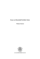 Essays on household portfolio choice