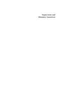 Supervision and monetary incentives