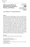 A Processual Model of CEO Activism: Activities, Frames, and Phases