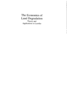 The economics of land degradation : theory and applications to Lesotho
