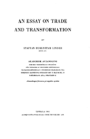 An essay on trade and transformation