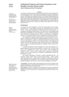 Institutional pressure and failure dynamics in the Swedish voucher school sector