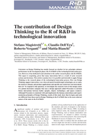 The contribution of Design Thinking to the R of R&D in technological innovation