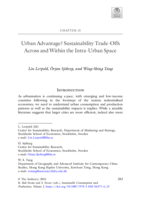 Urban Advantage? Sustainability Trade-Offs Across and Within the Intra-Urban Space